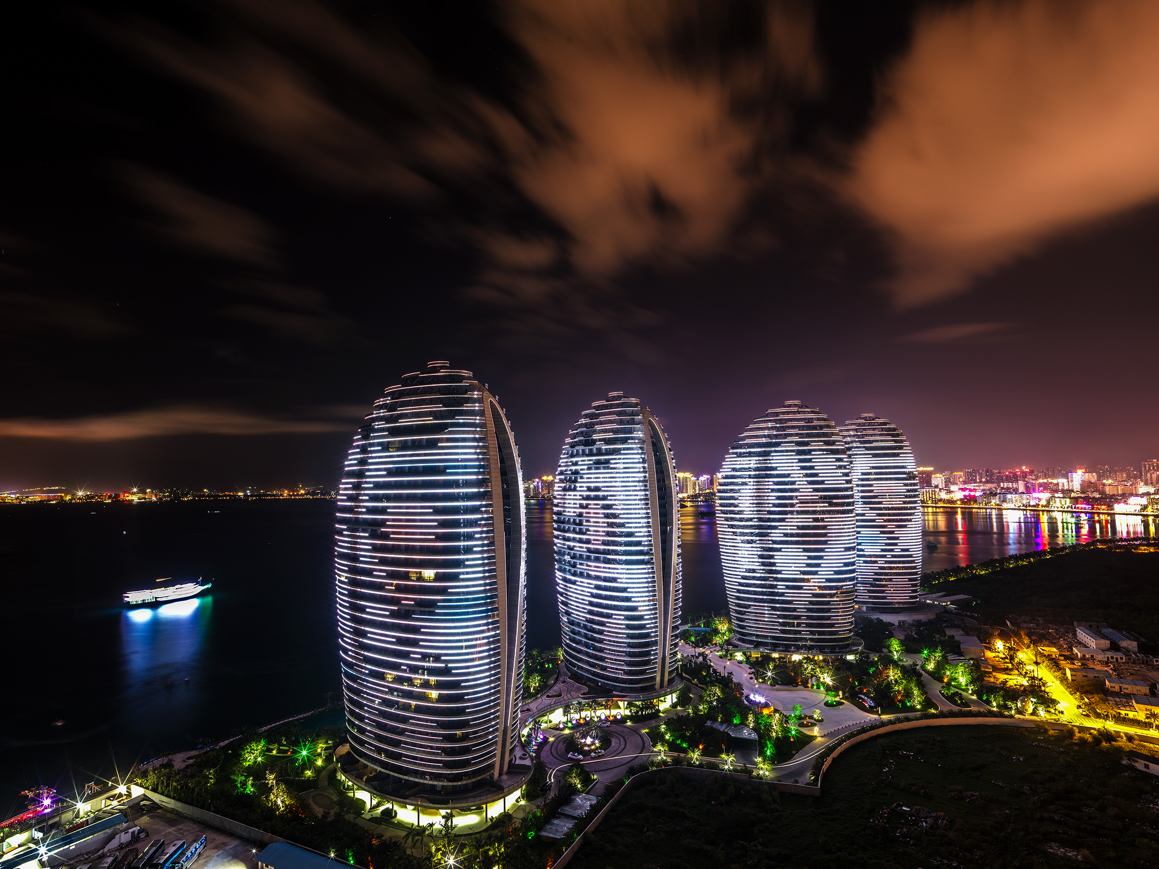 凤凰岛夜景夜拍1