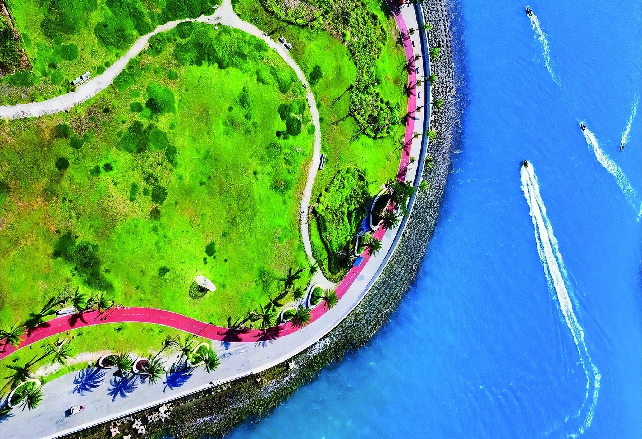 吉阳区 小洲岛公园绿道