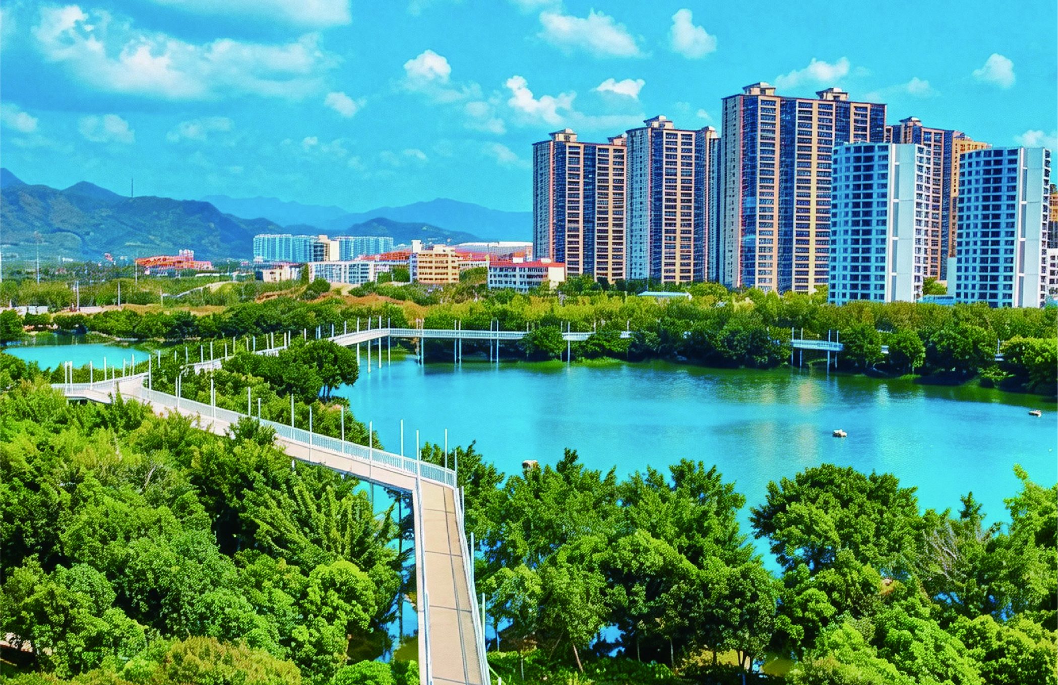 吉阳区 东岸湿地公园绿道