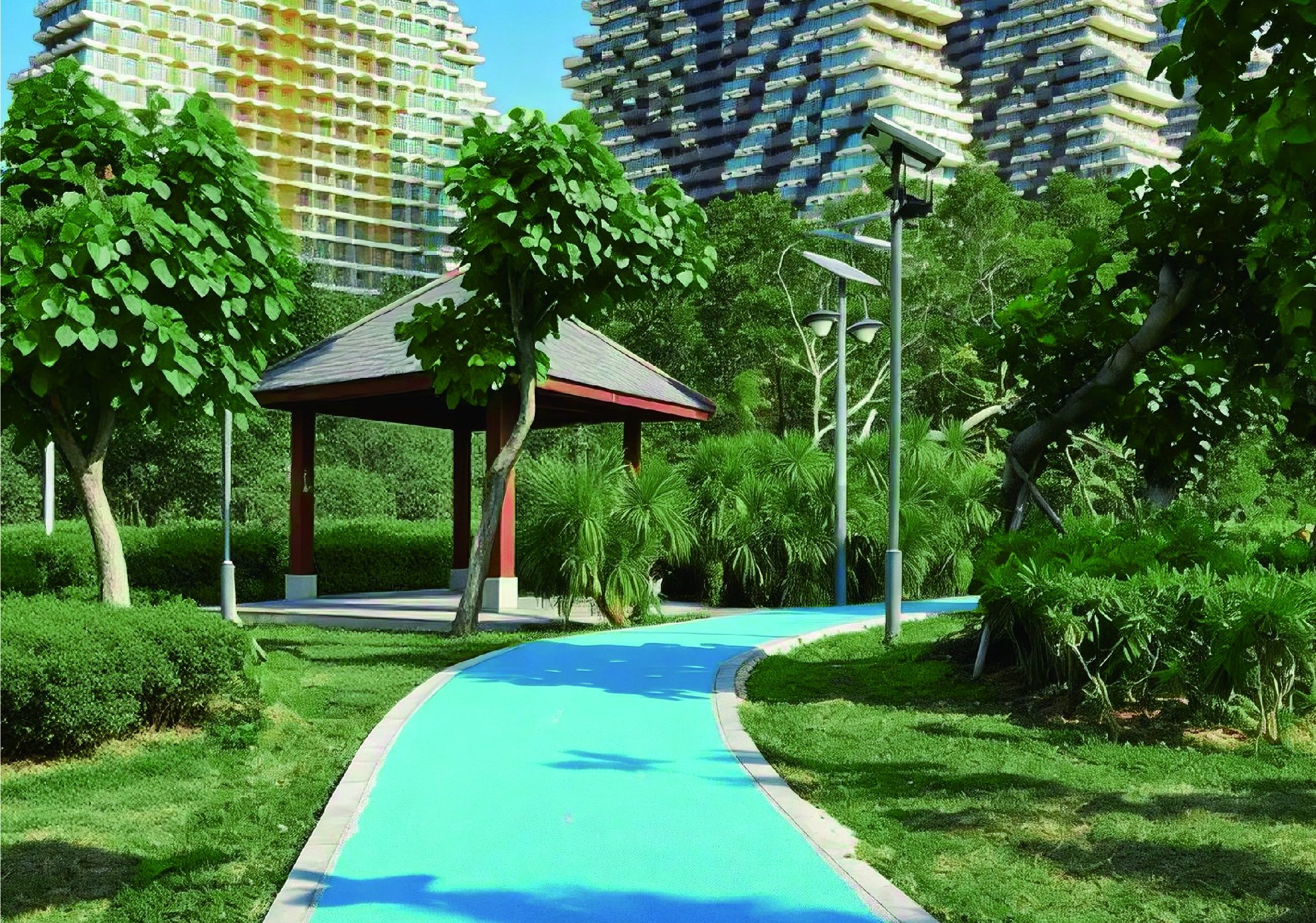 吉阳区 临春河公园绿道