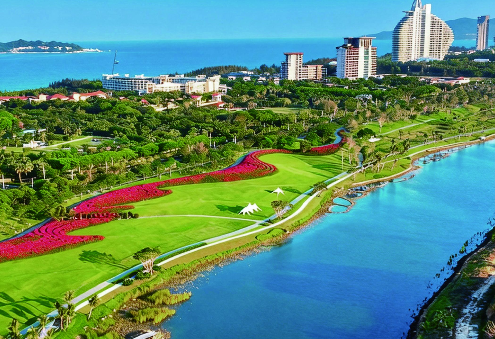 海棠区 海棠河生态公园绿道