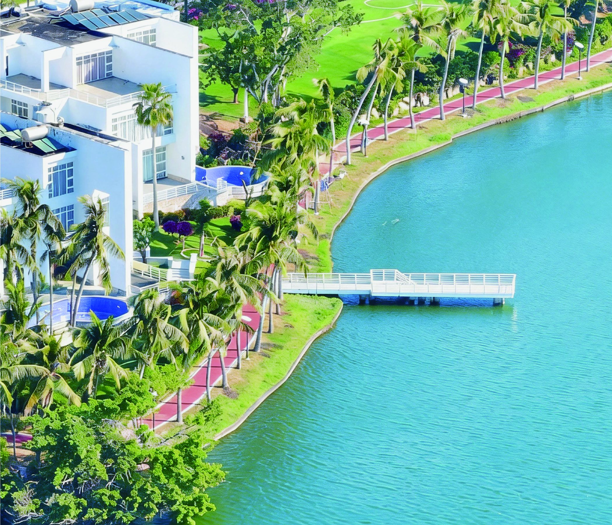 吉阳区 龙潭湖公园绿道