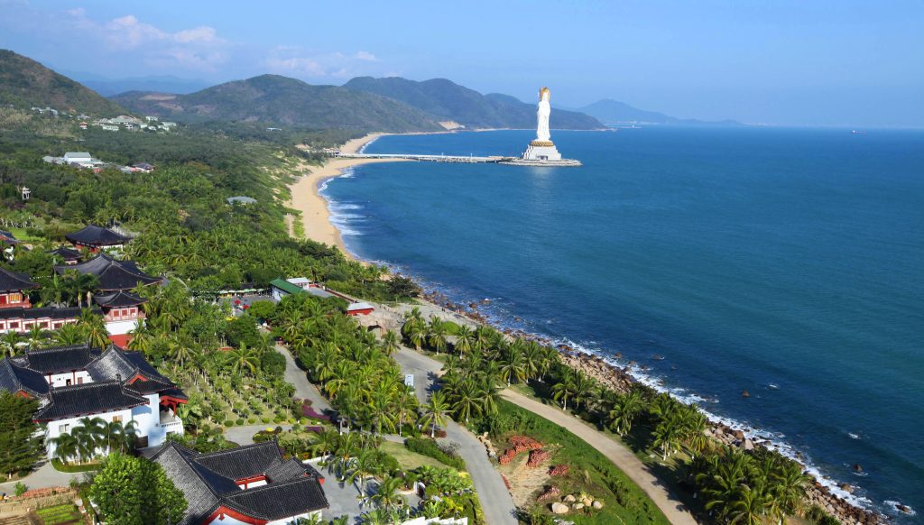 俯拍南山寺